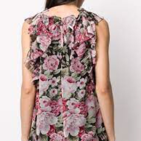 PAROSH Floral Print Blouse - Picture 8 of 8
